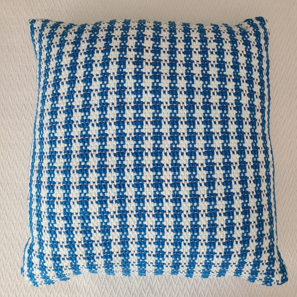 Crate And Barrel Houndstooth Decorative Pillow